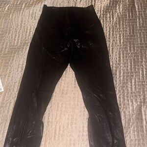 Lululemon Athletica Shimmering Black Leggings
